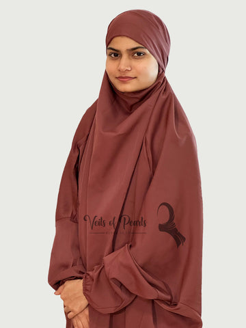 Rustic Cover Jilbab: Graceful Simplicity